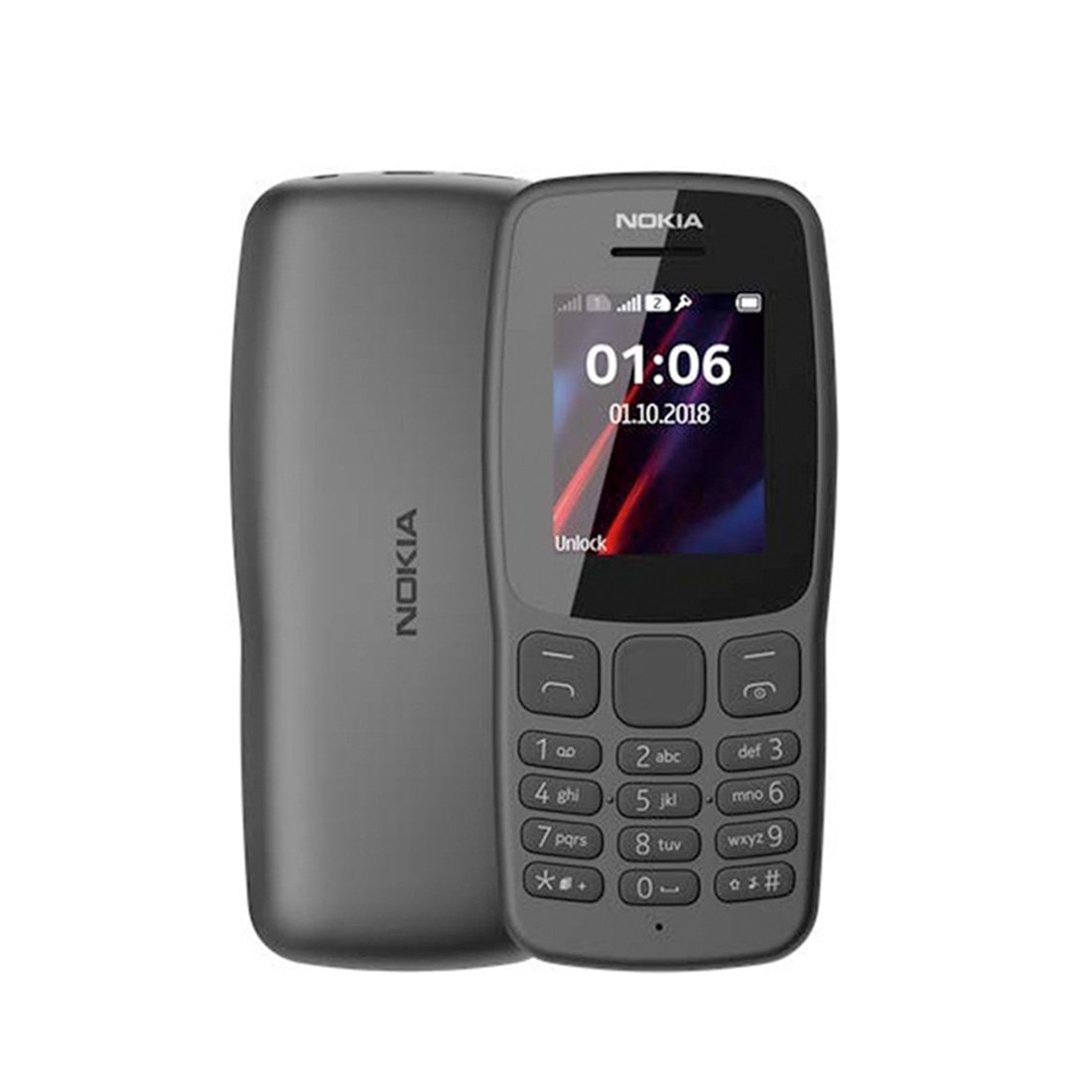 Nokia 105 Mobile Phone Original with Dual SIM Card Support
