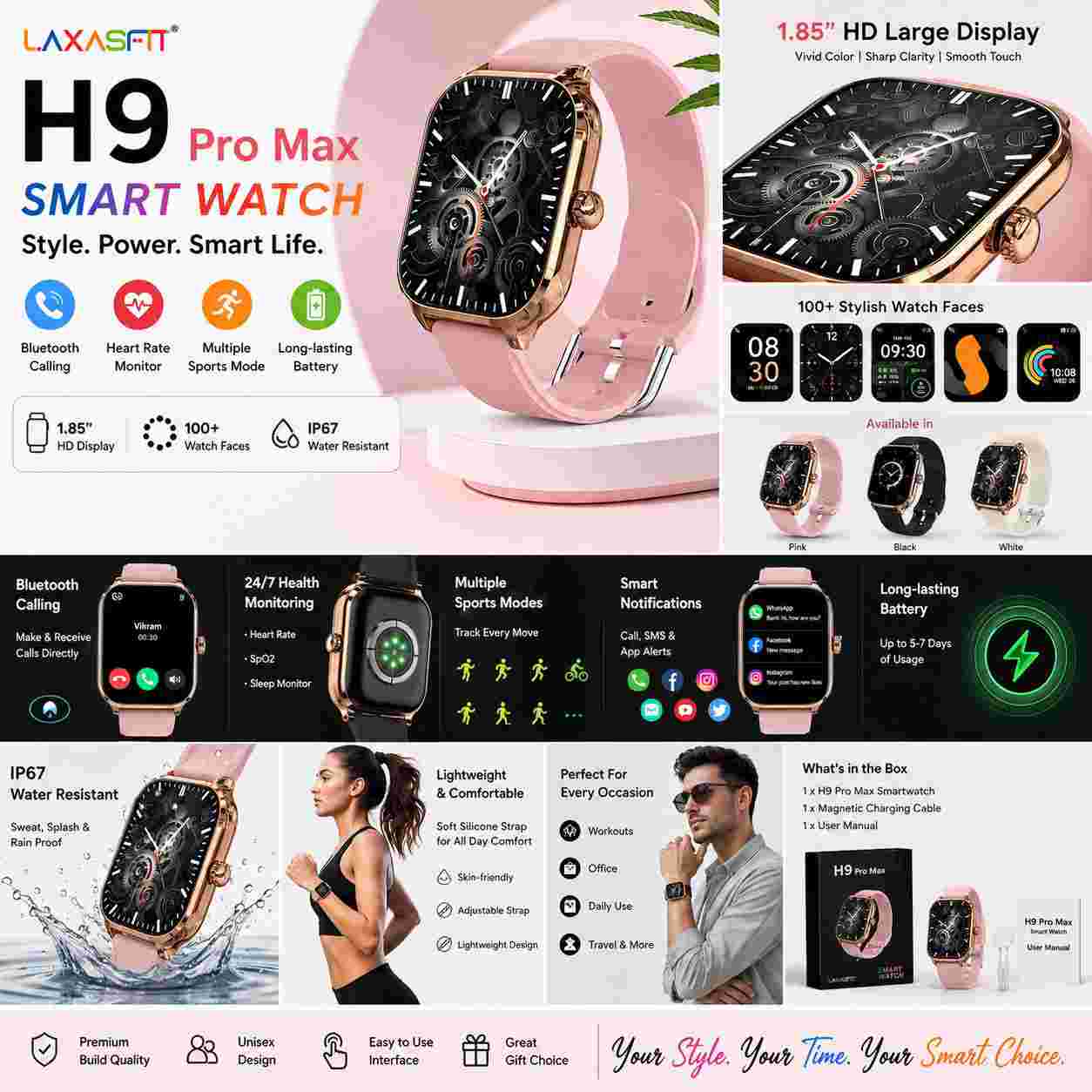 H9 pro Max smart watch
