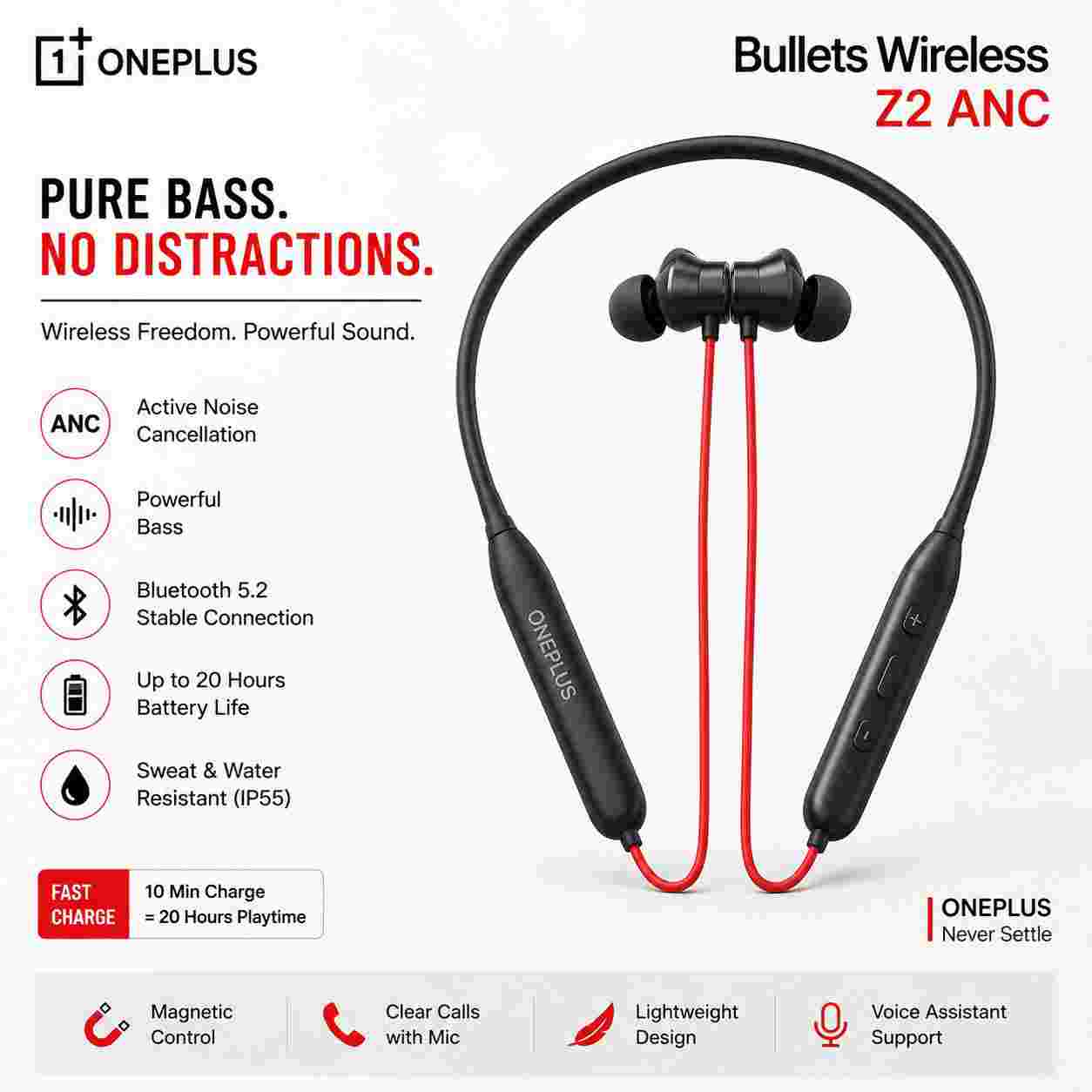 OnePlus Bullets wireless Z2 ANC