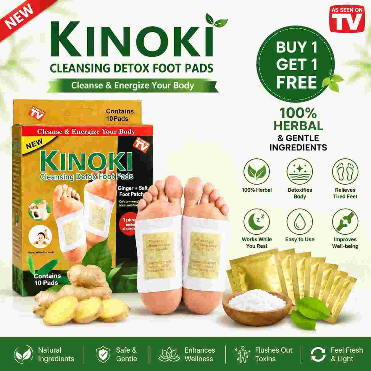 Kinoki Cleansing Detox foot pads